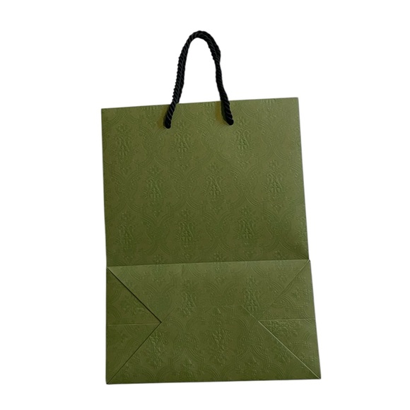Authentic GUCCI Limited Edition Green Brocade gift Shopping Bag 13.5" X 10"x5.5” - Picture 8 of 16